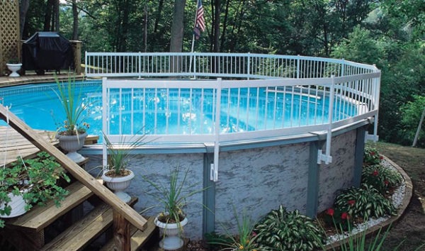 fence for around above ground pool